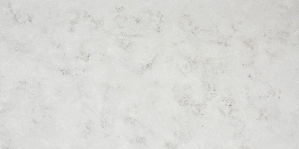 Cosystone Cloudy Gris quartz slab in mottled grey colour