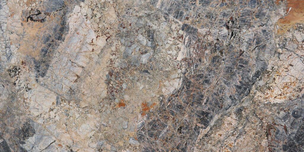 Breccia Taurus marble slab with lovely golden, orange and earthy tones